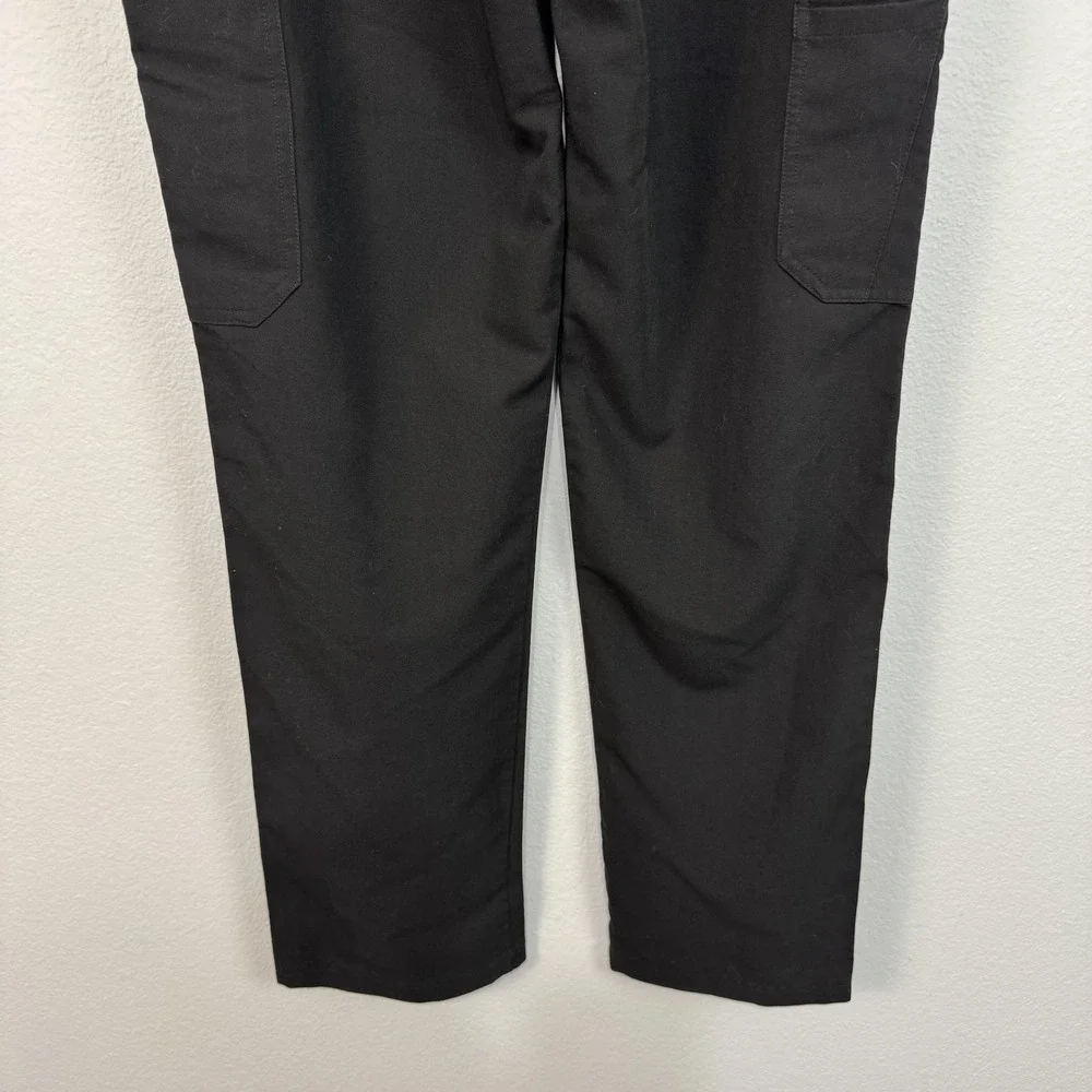 Figs Cairo Cargo Technical Collection Scrub Pants Mens XL Straight Leg Black‎